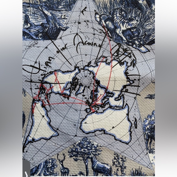 Dior Around the World Raffia Tote 2024 BRAND NEW GWP - Picture 6 of 12